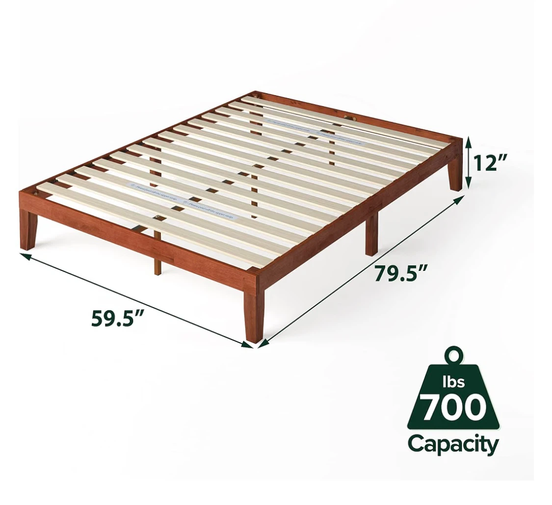 Zinus Wen Wood Platform Bed Frame