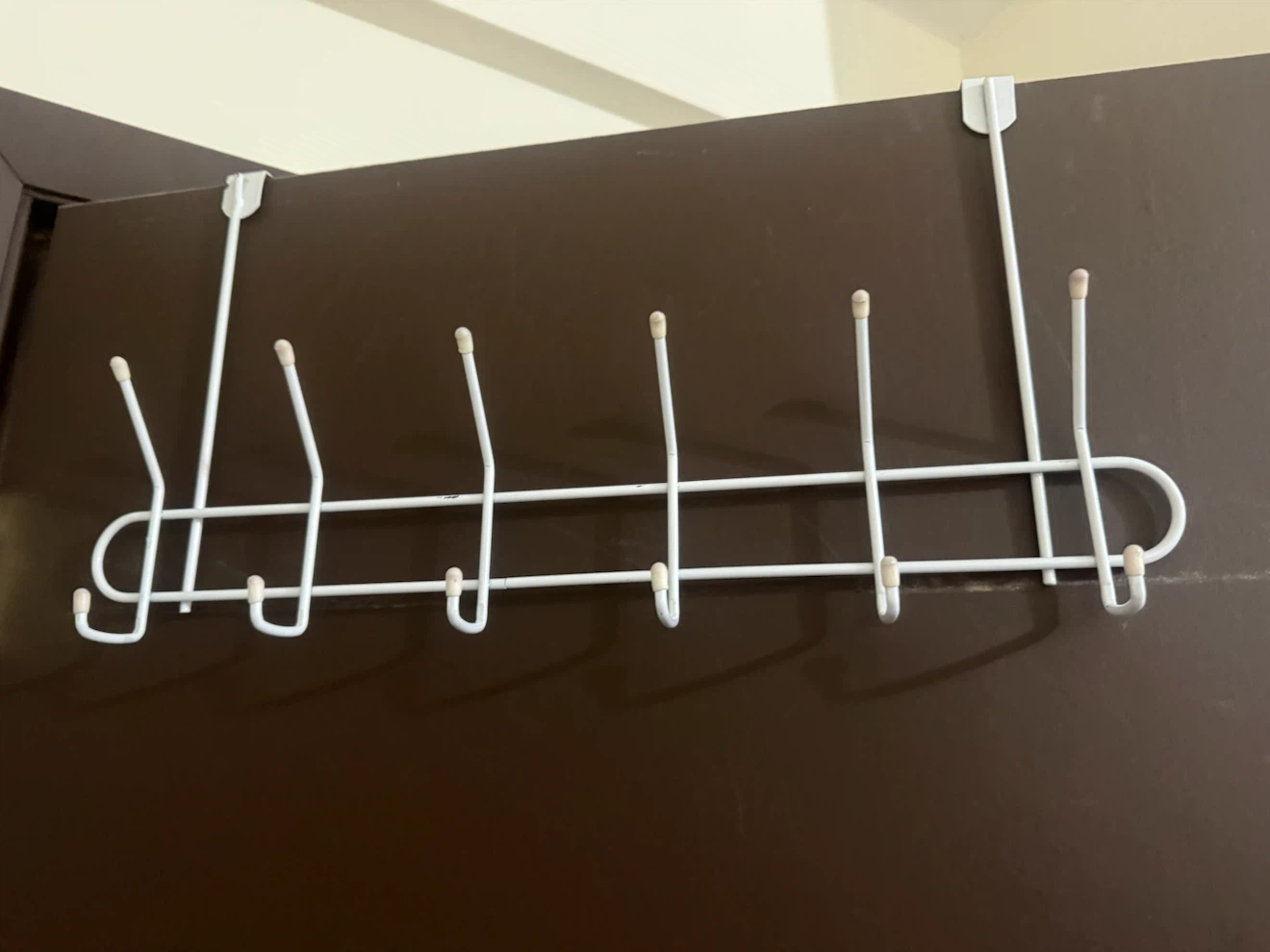 Over-the-Door Metal Coat Hook Rack - photo 2