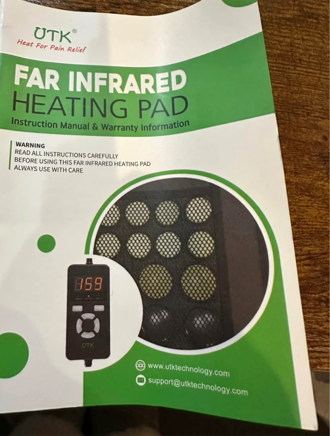 UTK Far Infrared Heating Pad