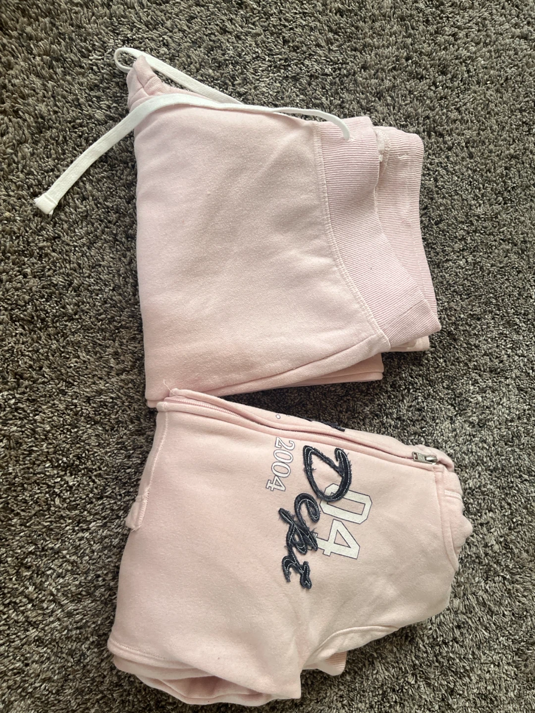 Athletic Dept Pink Hoodie and Pants Set from Hollister