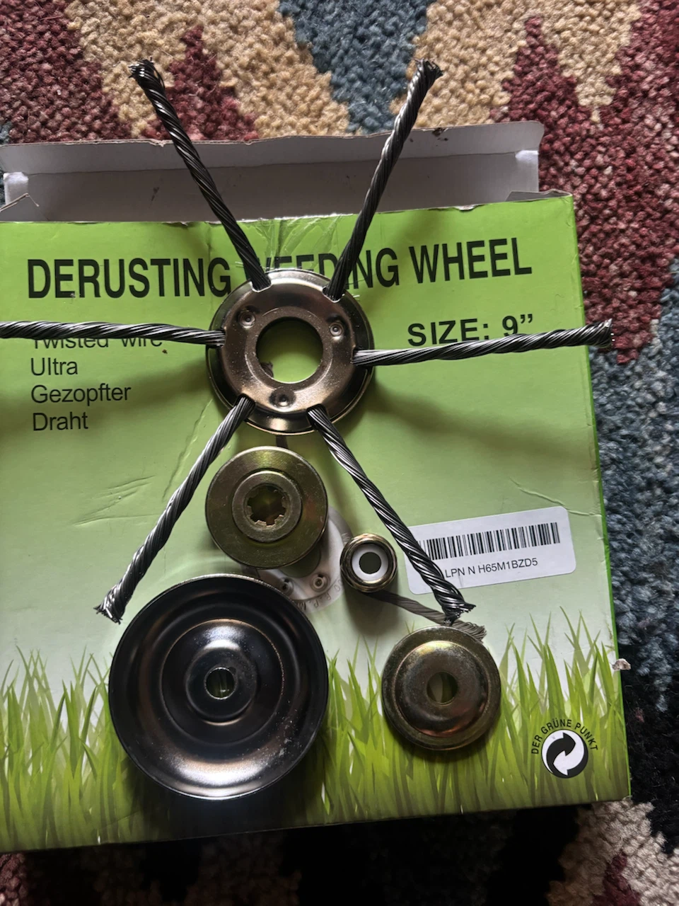Derusting Weeding Wheel 9 inch - photo 2
