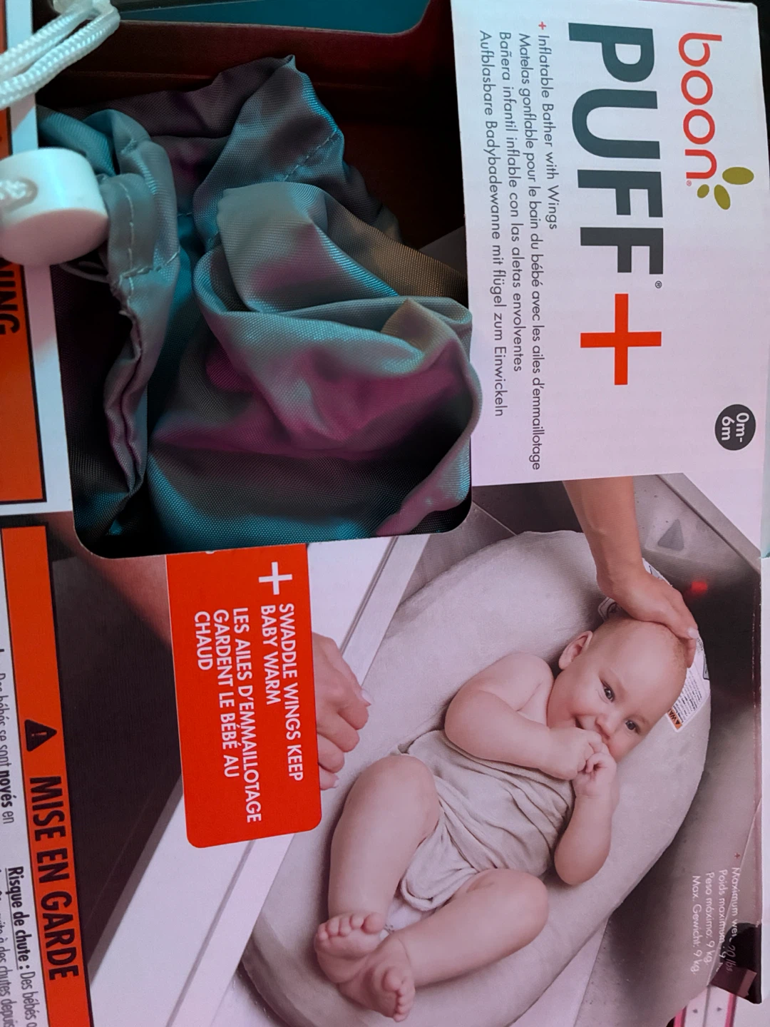 Boon Puff+ Inflatable Baby Bather - photo 3
