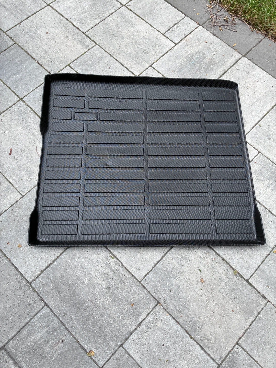 Black rubber automotive cargo mat prius 2023-2026