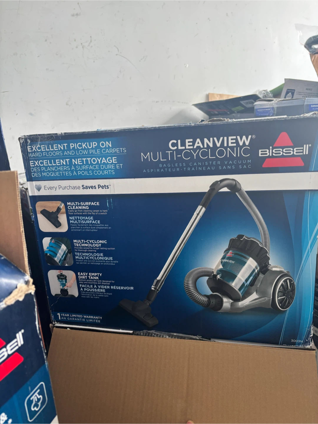 Bissell CleanView Multi-Cyclonic Canister Vacuum - photo 2