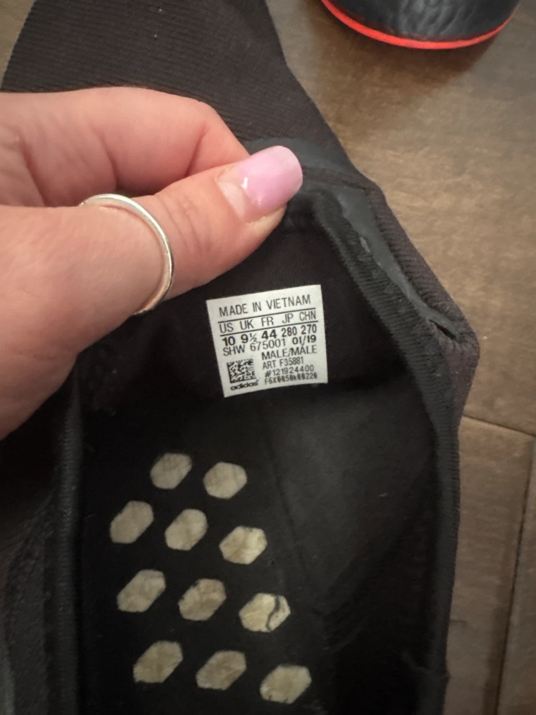 Adidas NMD R1 Black and Red Sneakers - photo 4