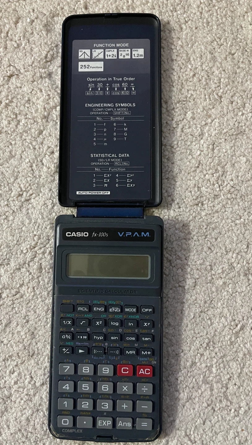Casio fx-100s V.P.A.M. Scientific Calculator