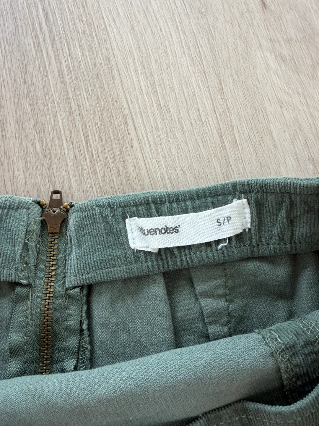 Bluenotes Green Corduroy Mini Skirt - photo 2