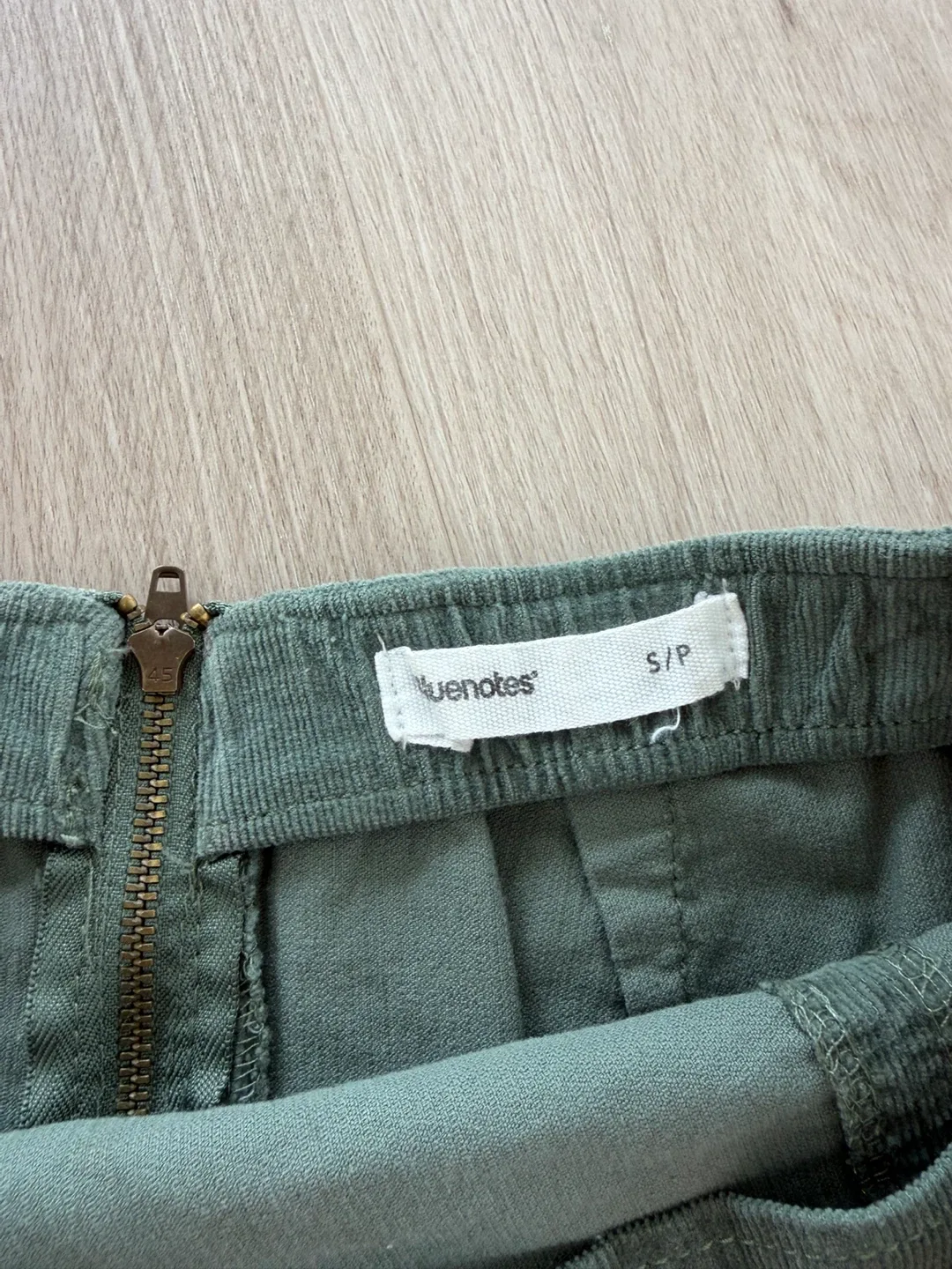 Bluenotes Green Corduroy Mini Skirt - photo 2