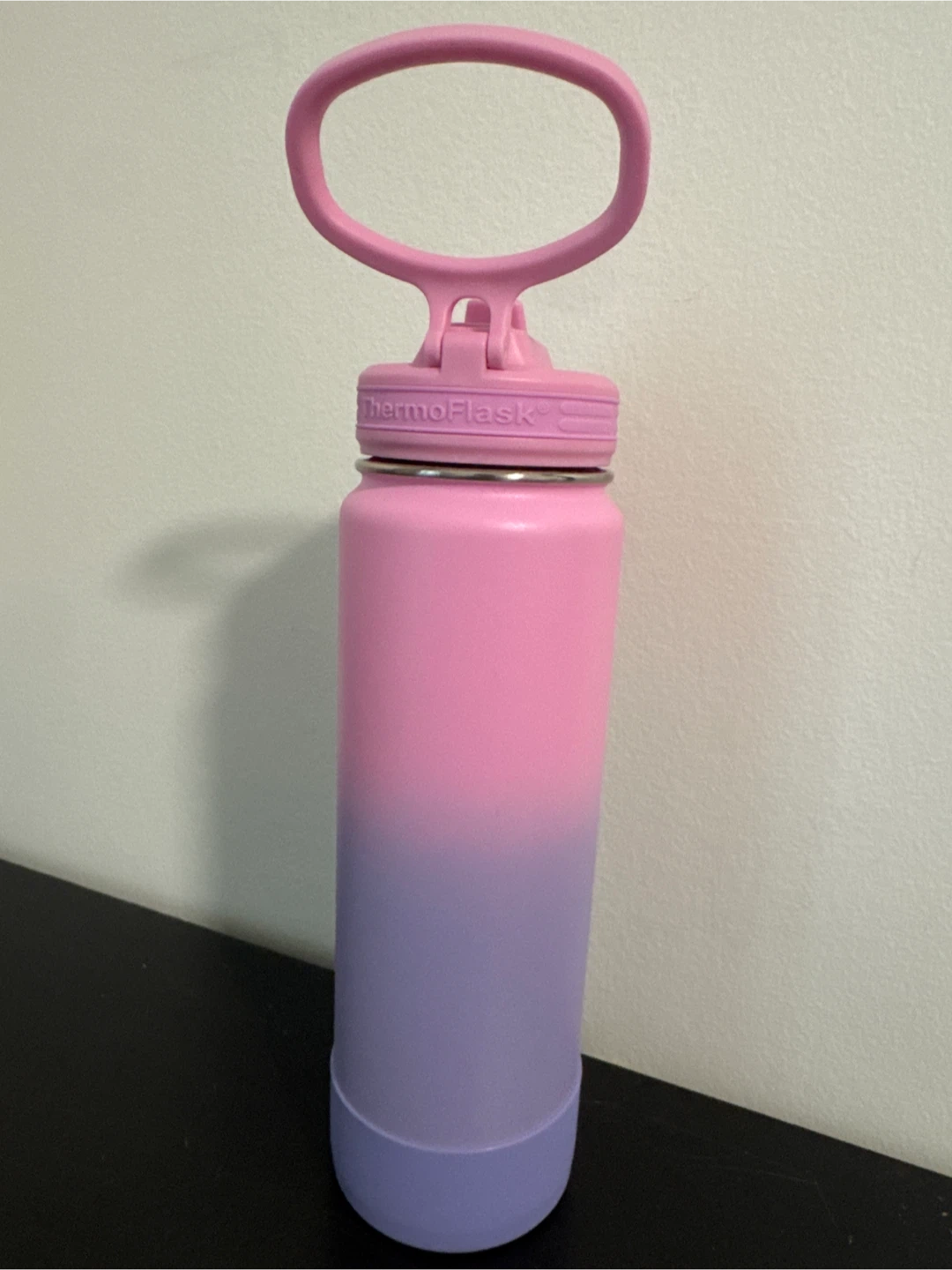 ThermoFlask Ombre Pink and Purple Water Bottle - photo 2