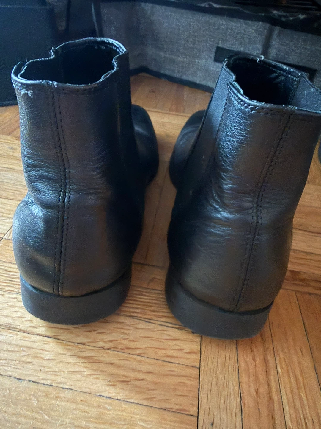 Zara Black Leather Chelsea Boots - photo 3