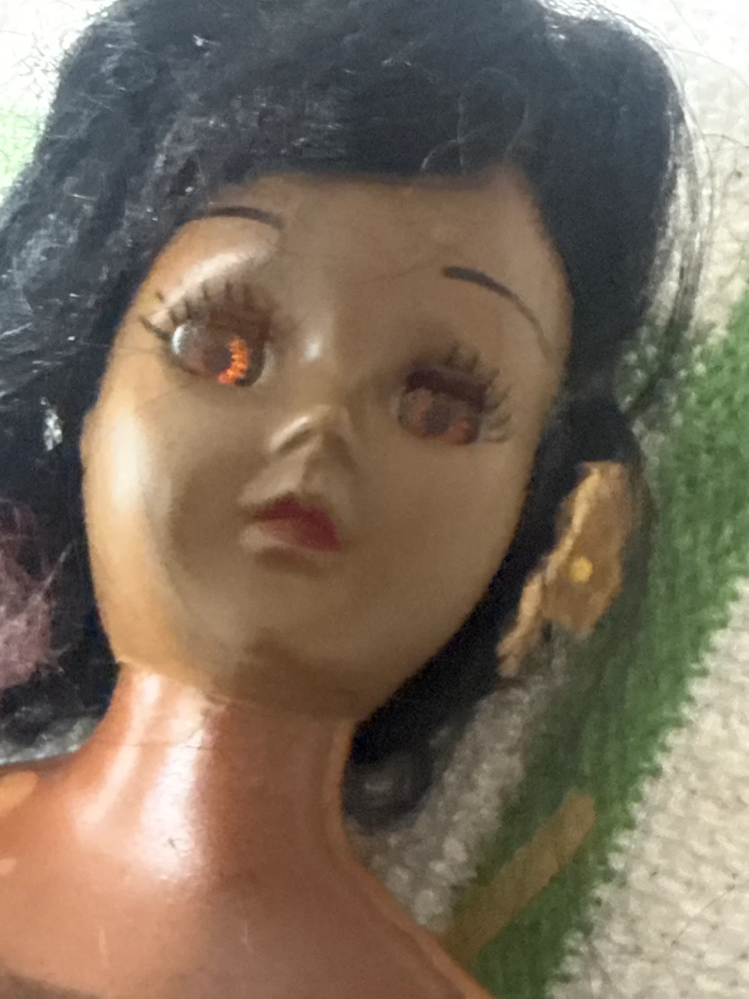 Vintage Plastic Hawaiian Doll - photo 2