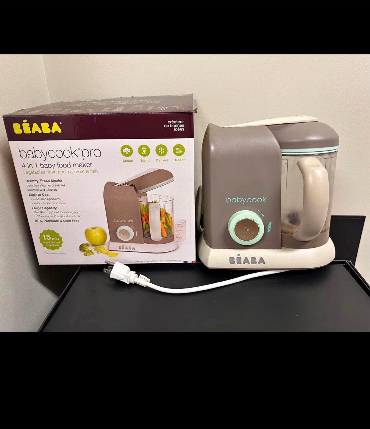 Beaba Babycook Pro 4-in-1 Baby Food Maker