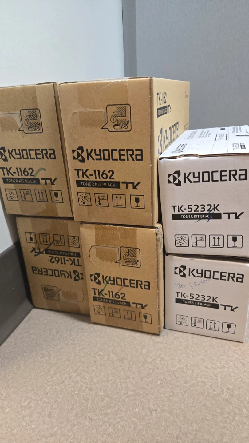 Kyocera Toner Kits TK-1162 and TK-5232K