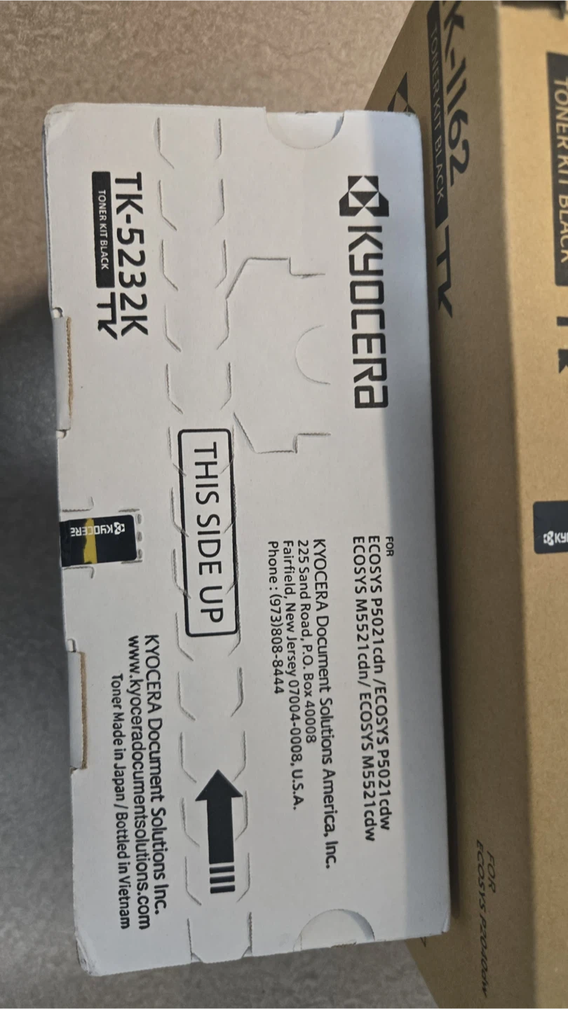 Kyocera Toner Kits TK-1162 and TK-5232K - photo 2