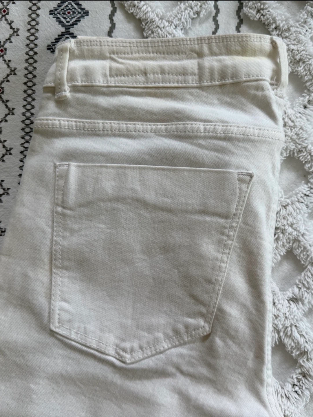 Y2K Zara Low Rise White Skinny Jeans - photo 5