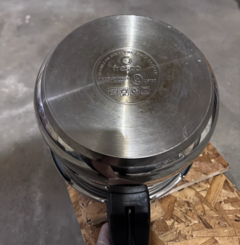 Fresco Stainless Steel Pressure Cooker FPC-605S - photo 2