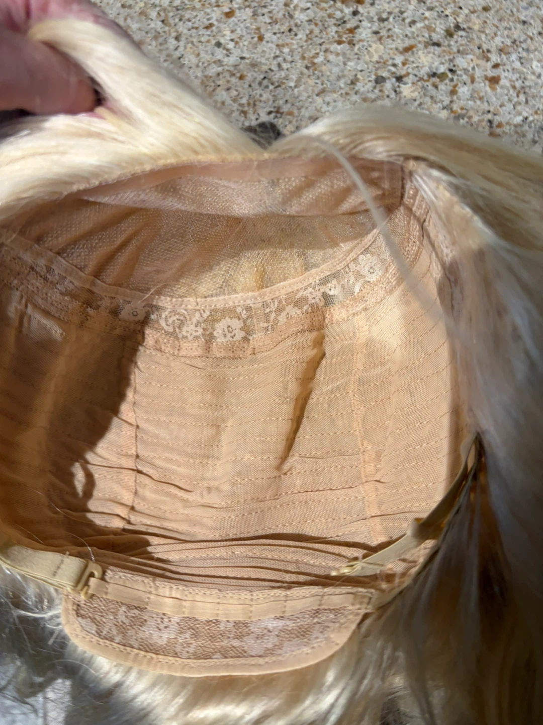 18” Blonde Real Hair Wig, Curly Brand New! - photo 5