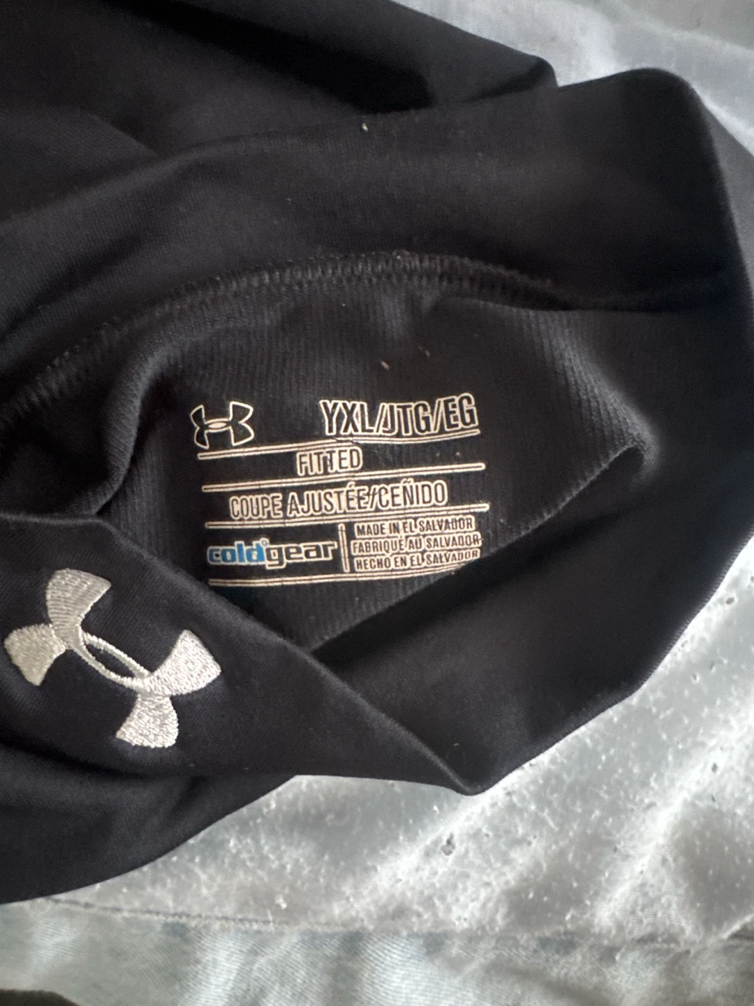 Under Armour ColdGear Mock Neck Long Sleeve - Black - photo 3