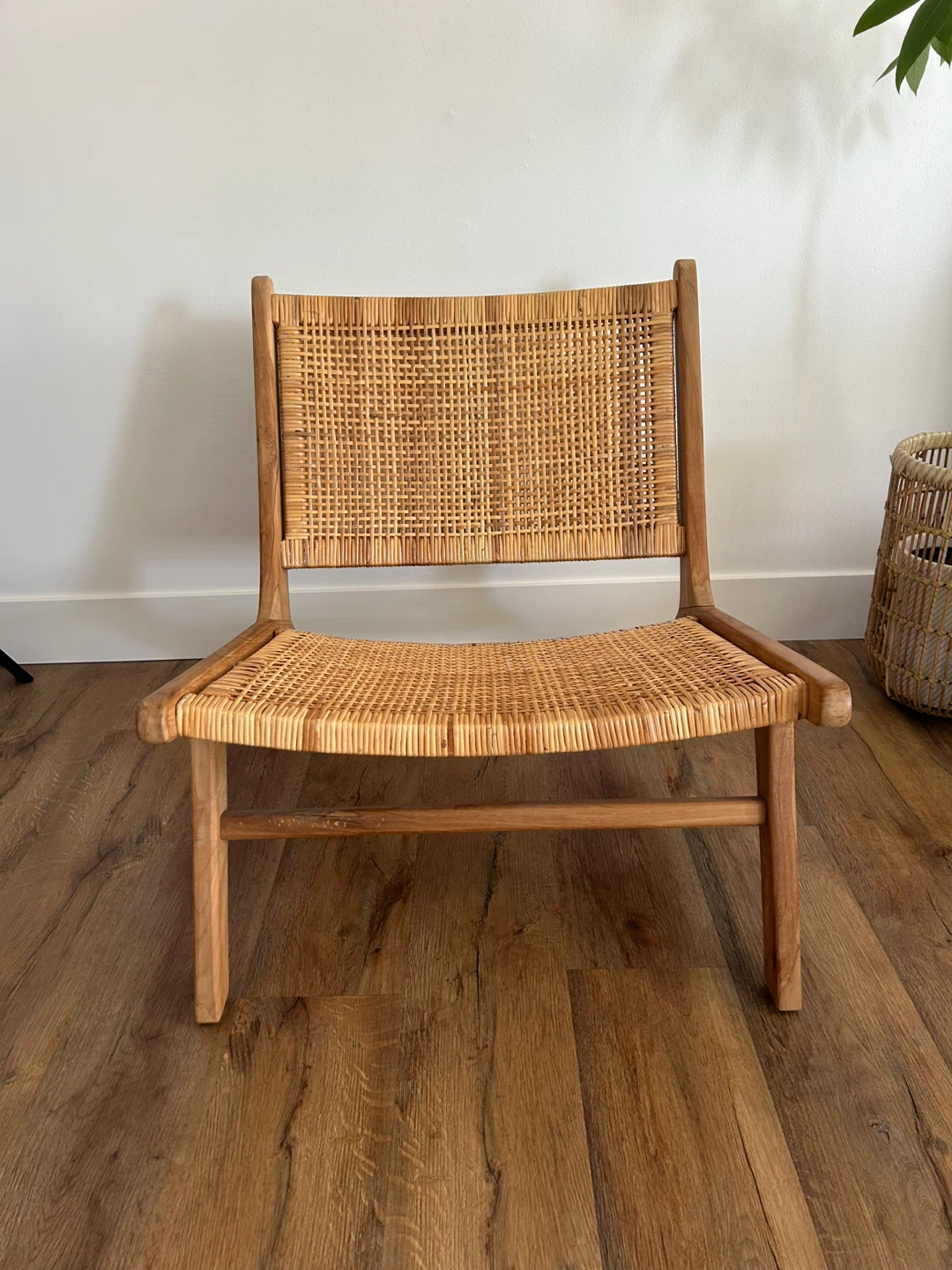 Structube Rattan Lounge Chair