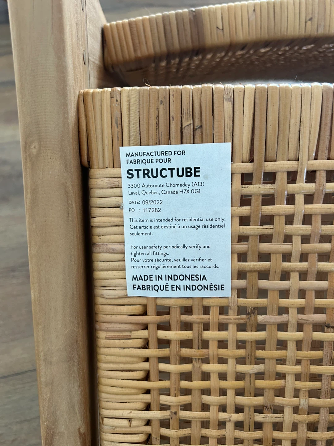 Structube Rattan Lounge Chair - photo 3