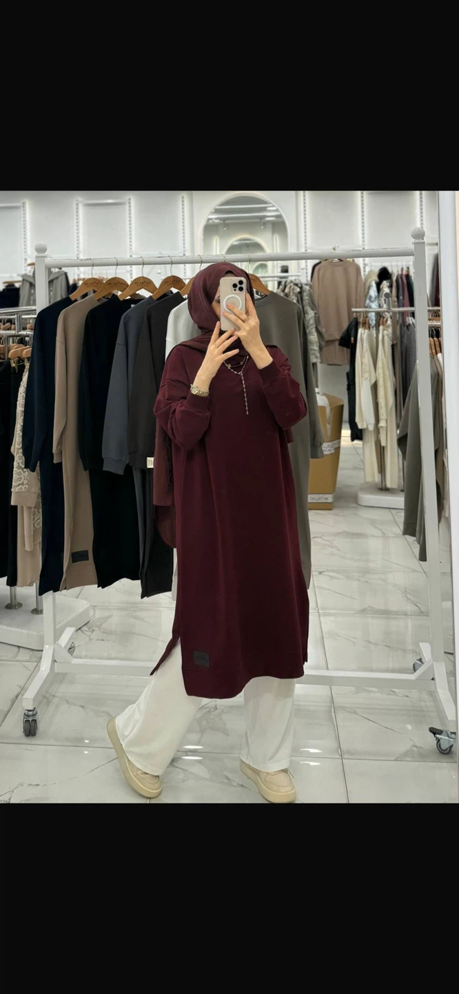 Camelva Fashion Longline Sweatshirt Tunic