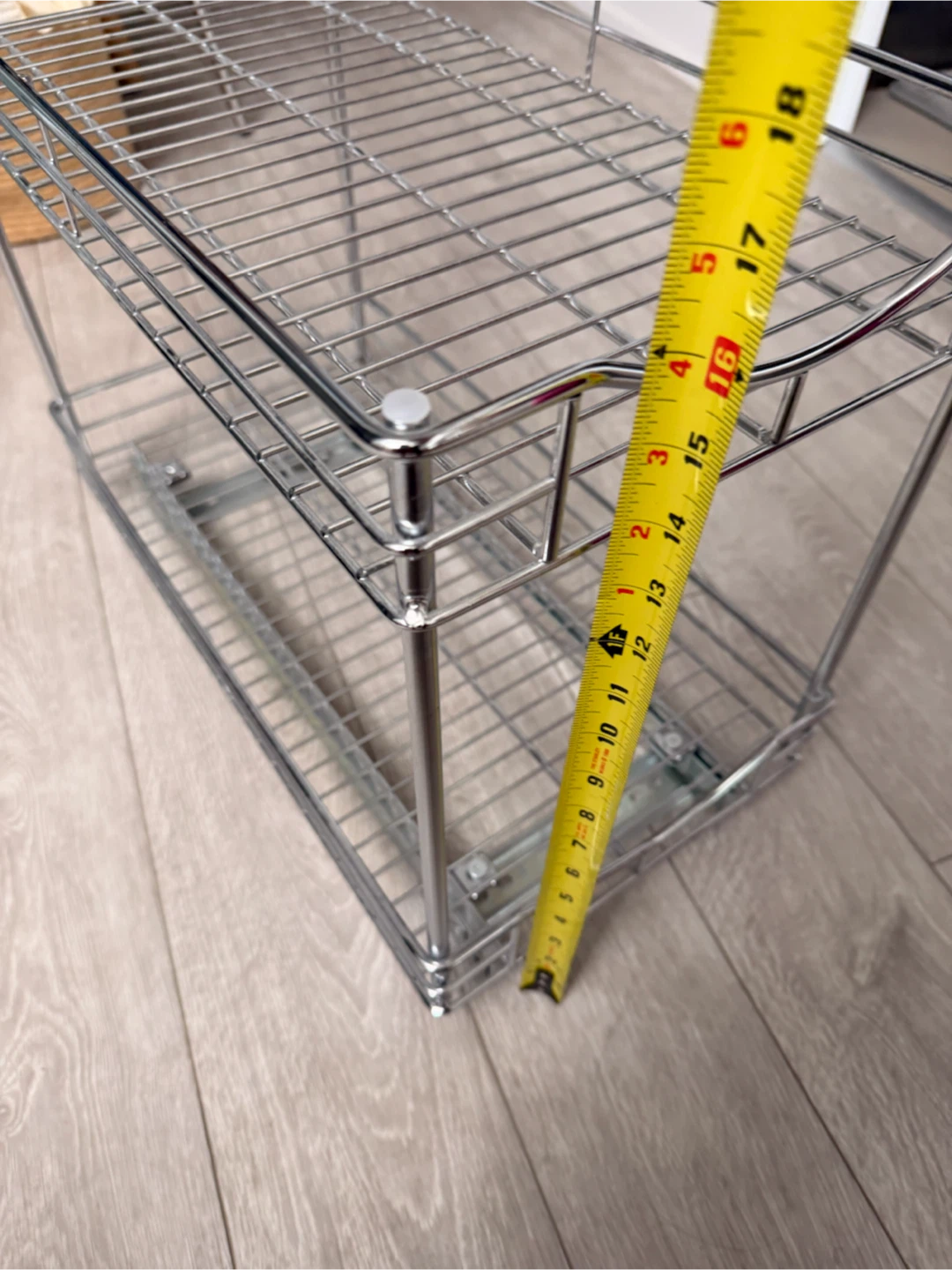 Chrome Sliding Cabinet Organizer - photo 2