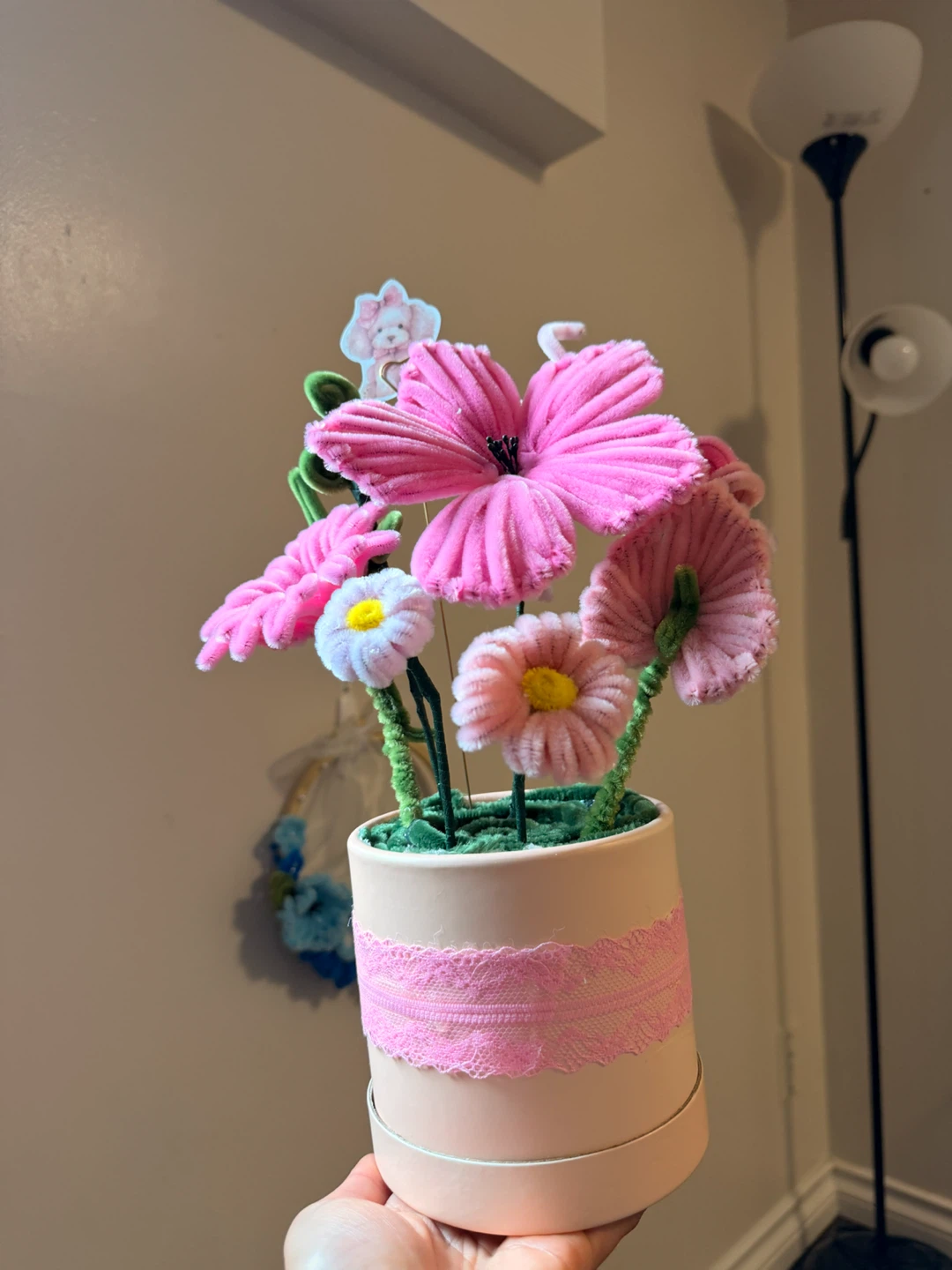 Chenille flower pot - photo 2