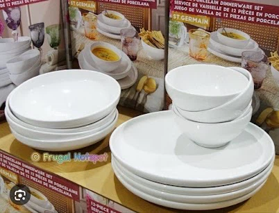 St. Germain 28 Piece Porcelain Dinnerware Set
