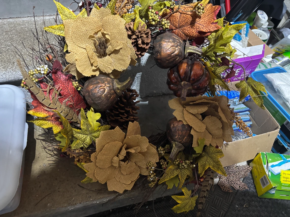 Autumn Fall Decorative Wreath