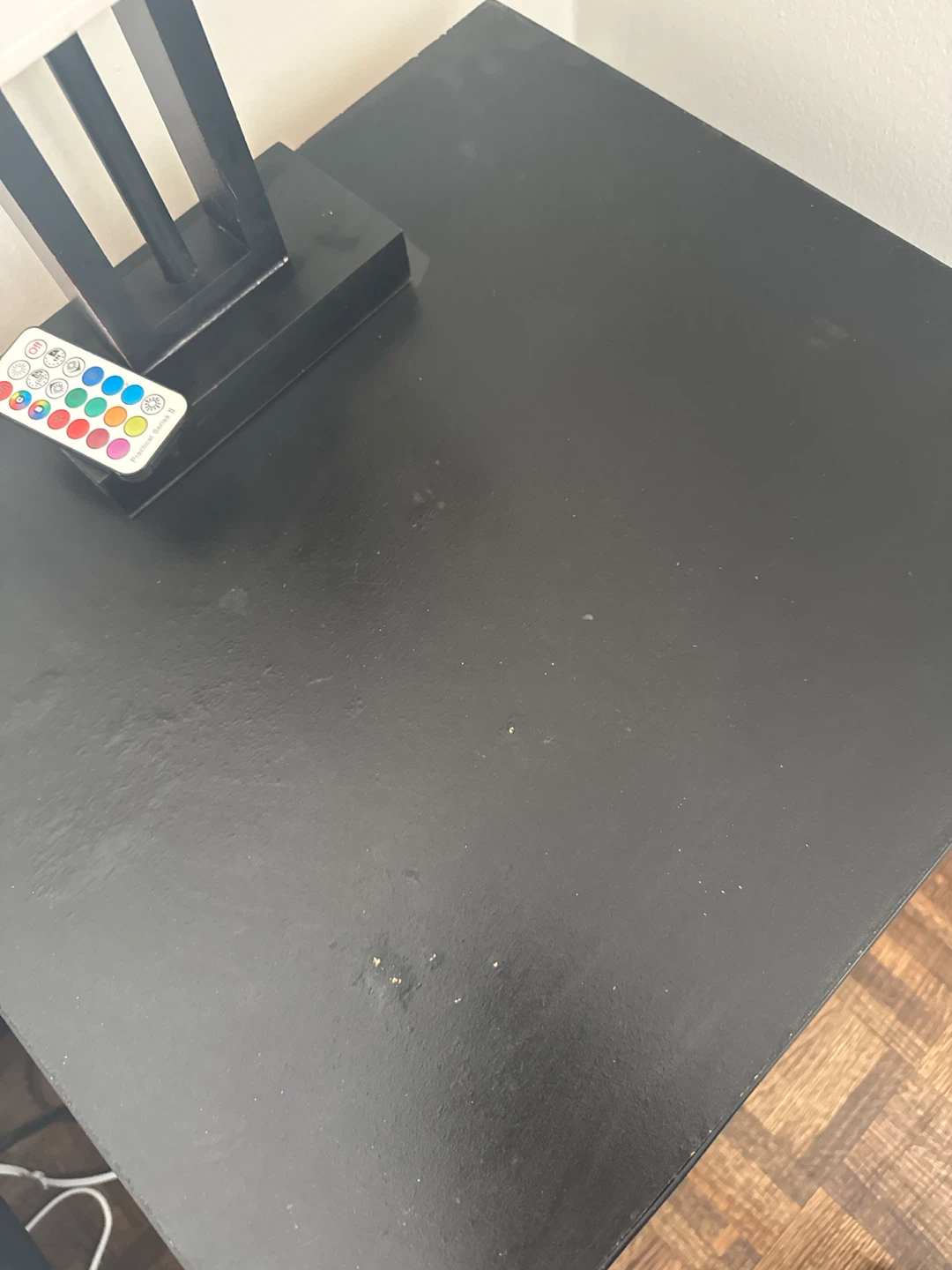 Black 2-Drawer Nightstand - photo 2