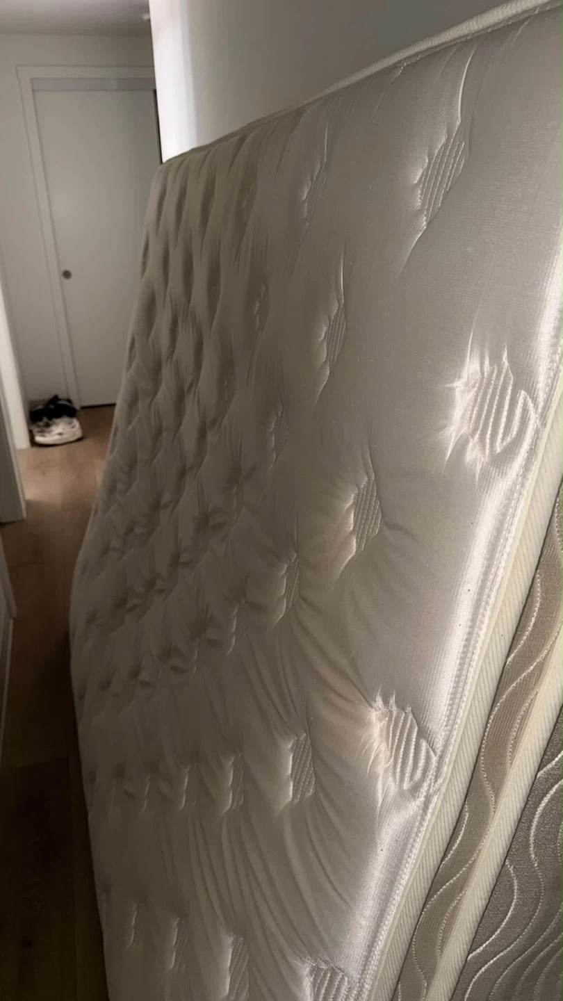 Queen white mattress