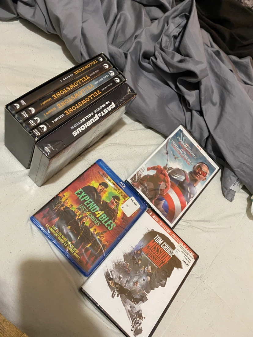 Assorted Movie DVD and Blu-ray Collection