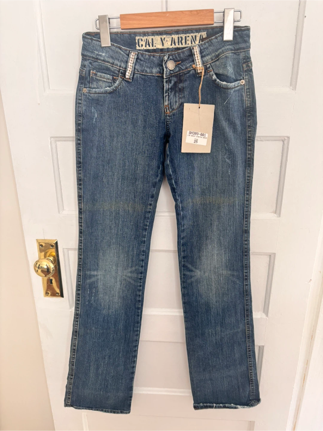 Cal Y Arena Low Waist Stretch Denim Jeans