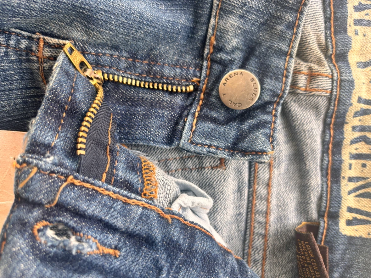 Cal Y Arena Low Waist Stretch Denim Jeans - photo 5