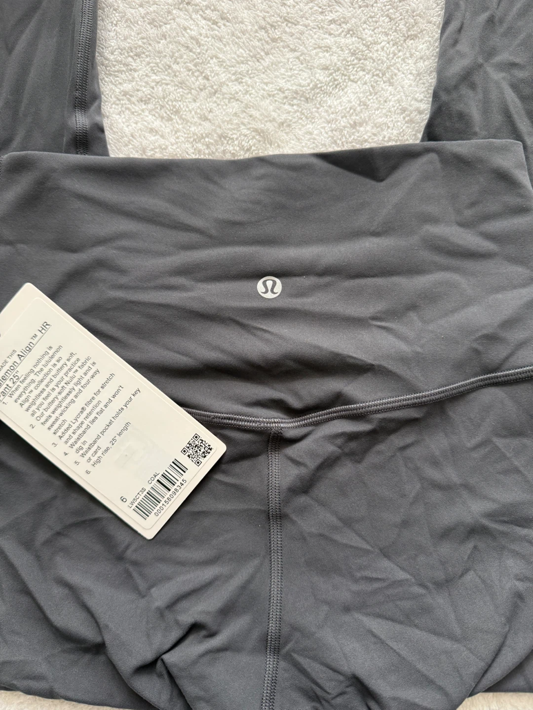 Lululemon Align High-Rise Pant 25" Coal Size 6 - photo 2