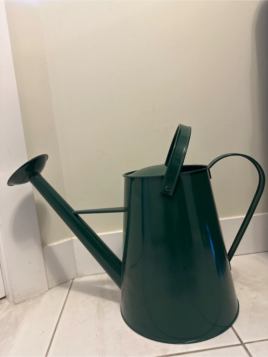 Green Metal Watering Can