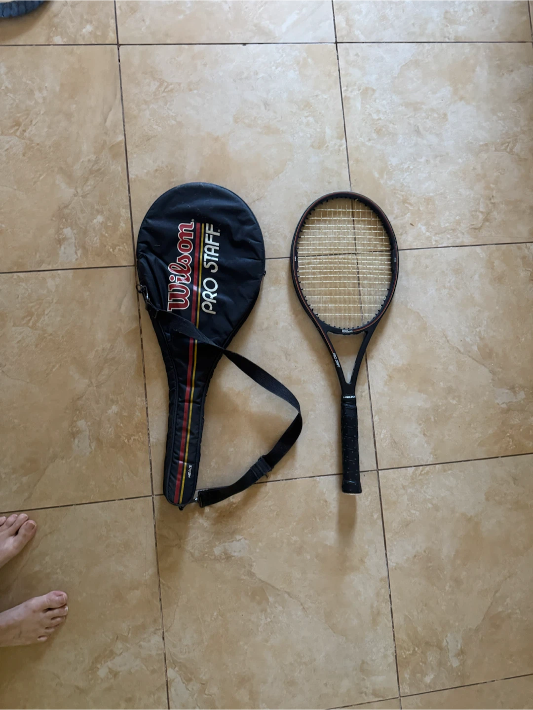 Wilson Pro Staff Tennis Racket with Case