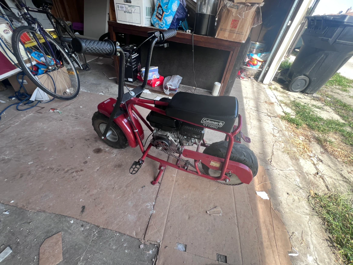 Ct100u mini bike
