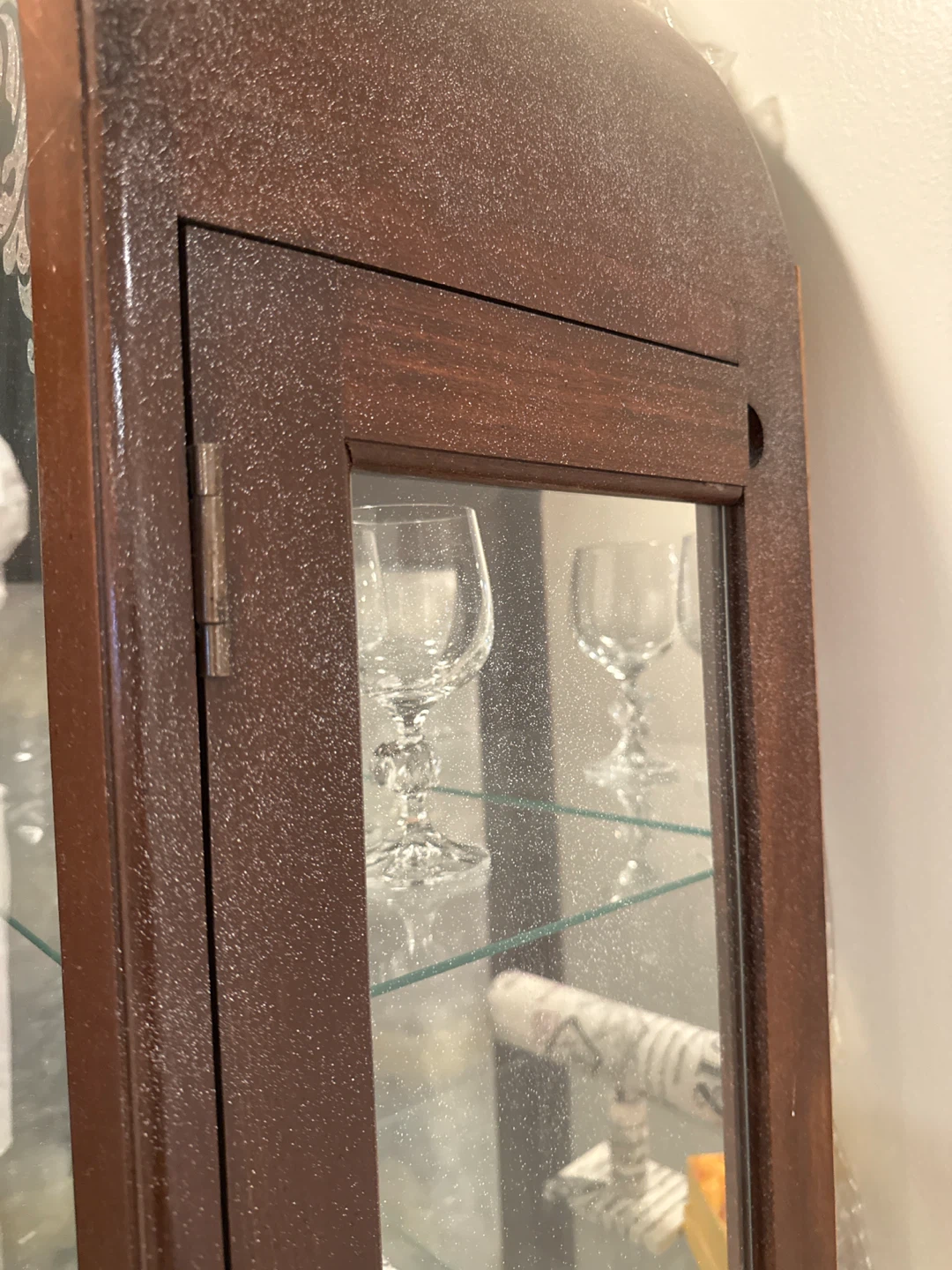 Wooden Display Curio Cabinet - photo 5