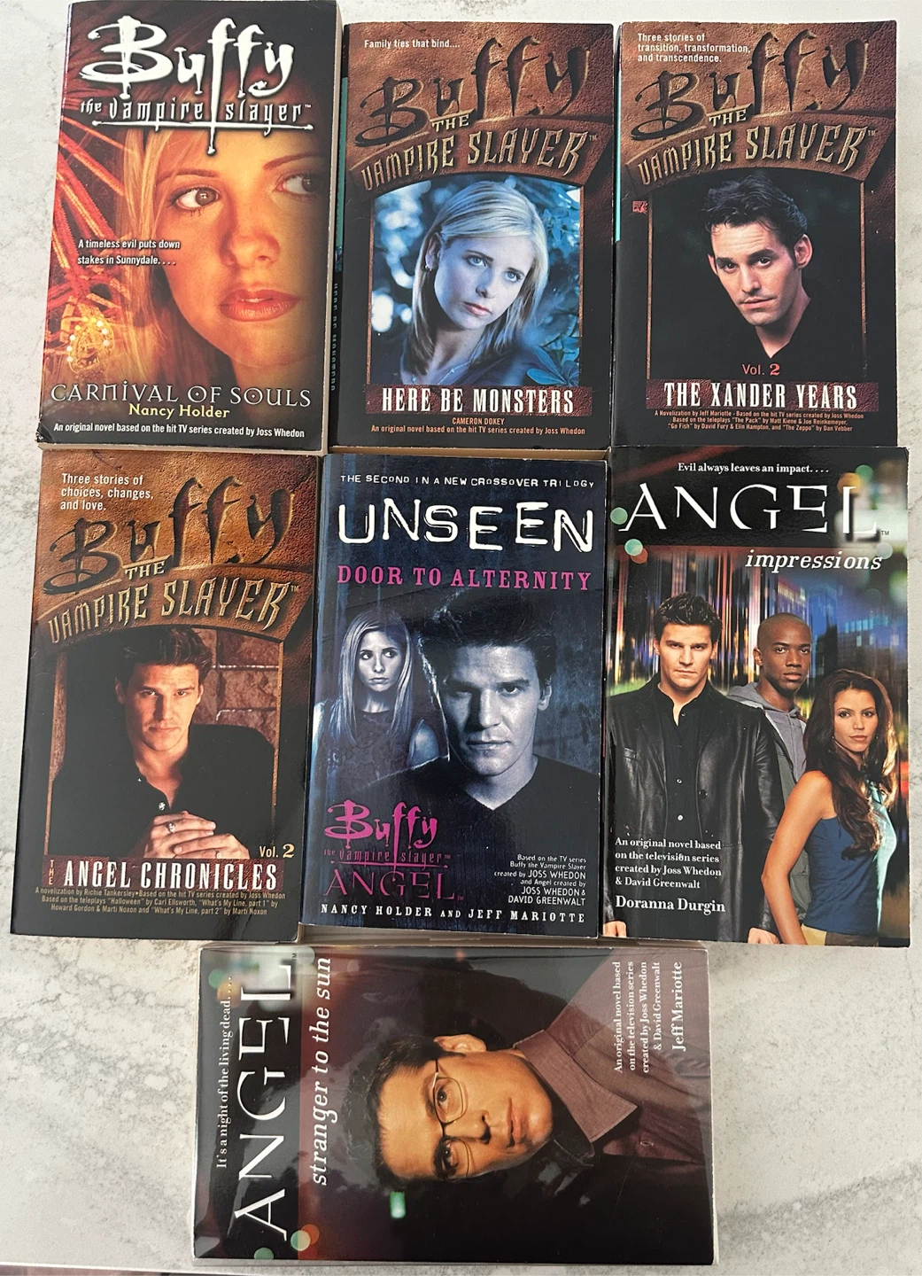 7 Buffy the Vampire Slayer and Angel Books