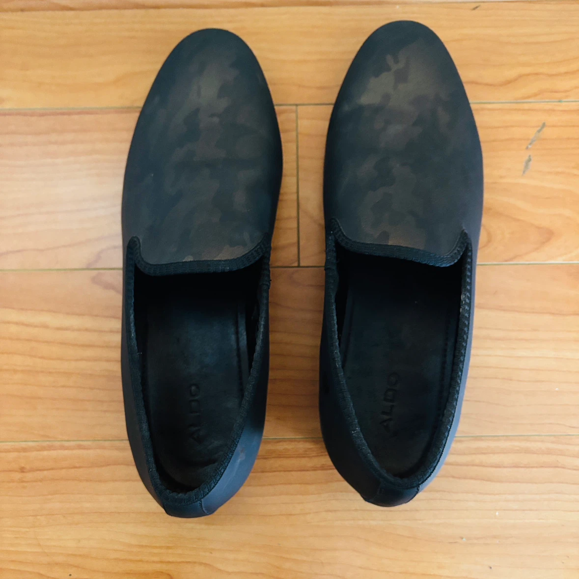 ALDO Black Camo Slip-On Loafers Sz 8.5 - 9 - photo 4