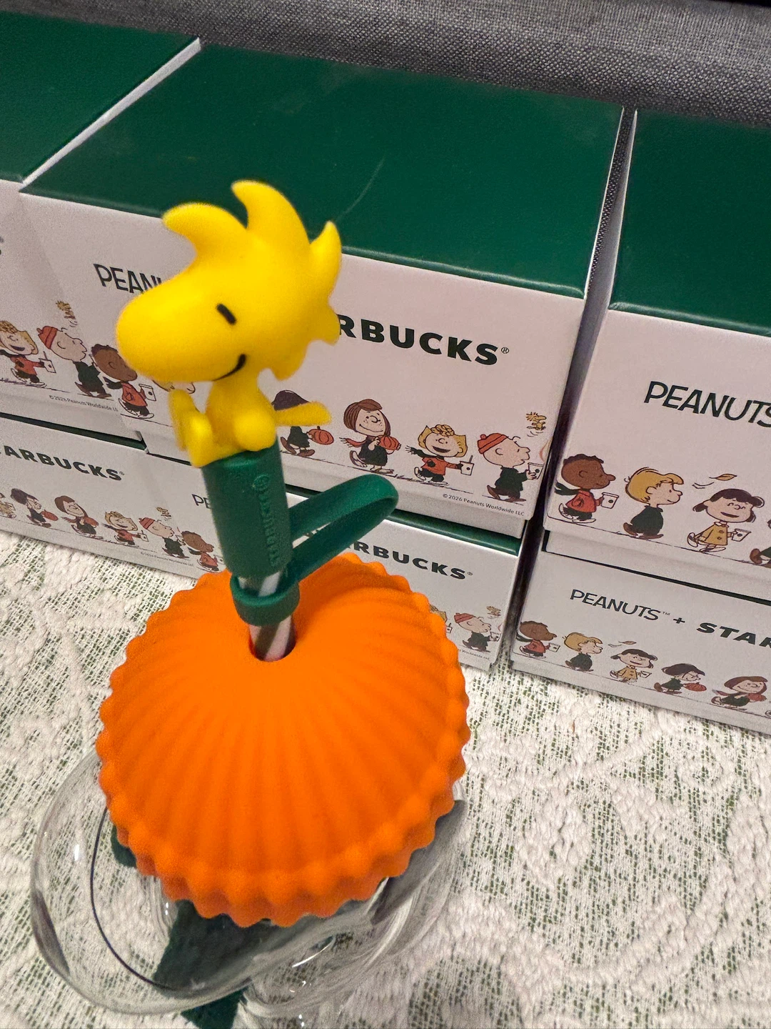 Starbucks x Peanuts Snoopy Glass Cup - photo 3