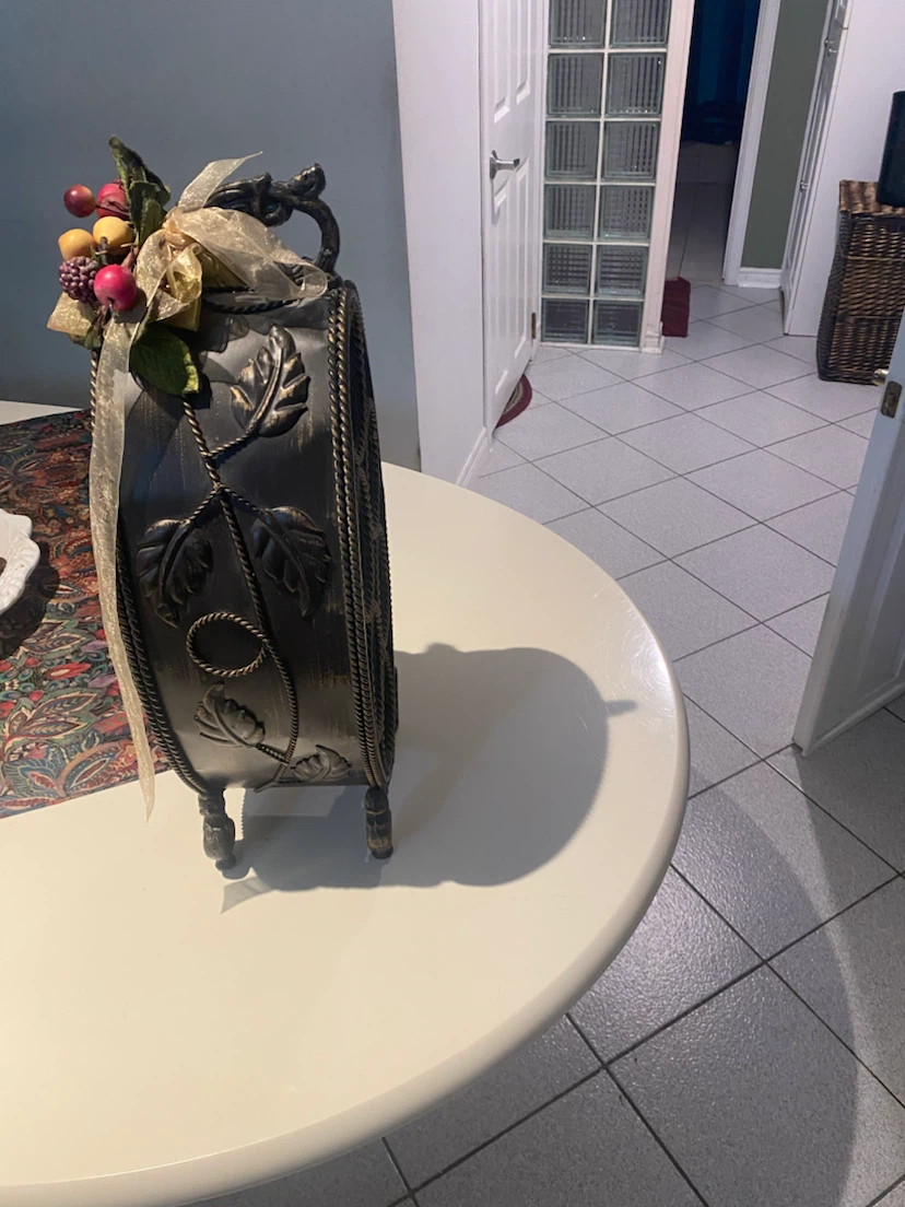 Decorative Metal Wine Rack - photo 2