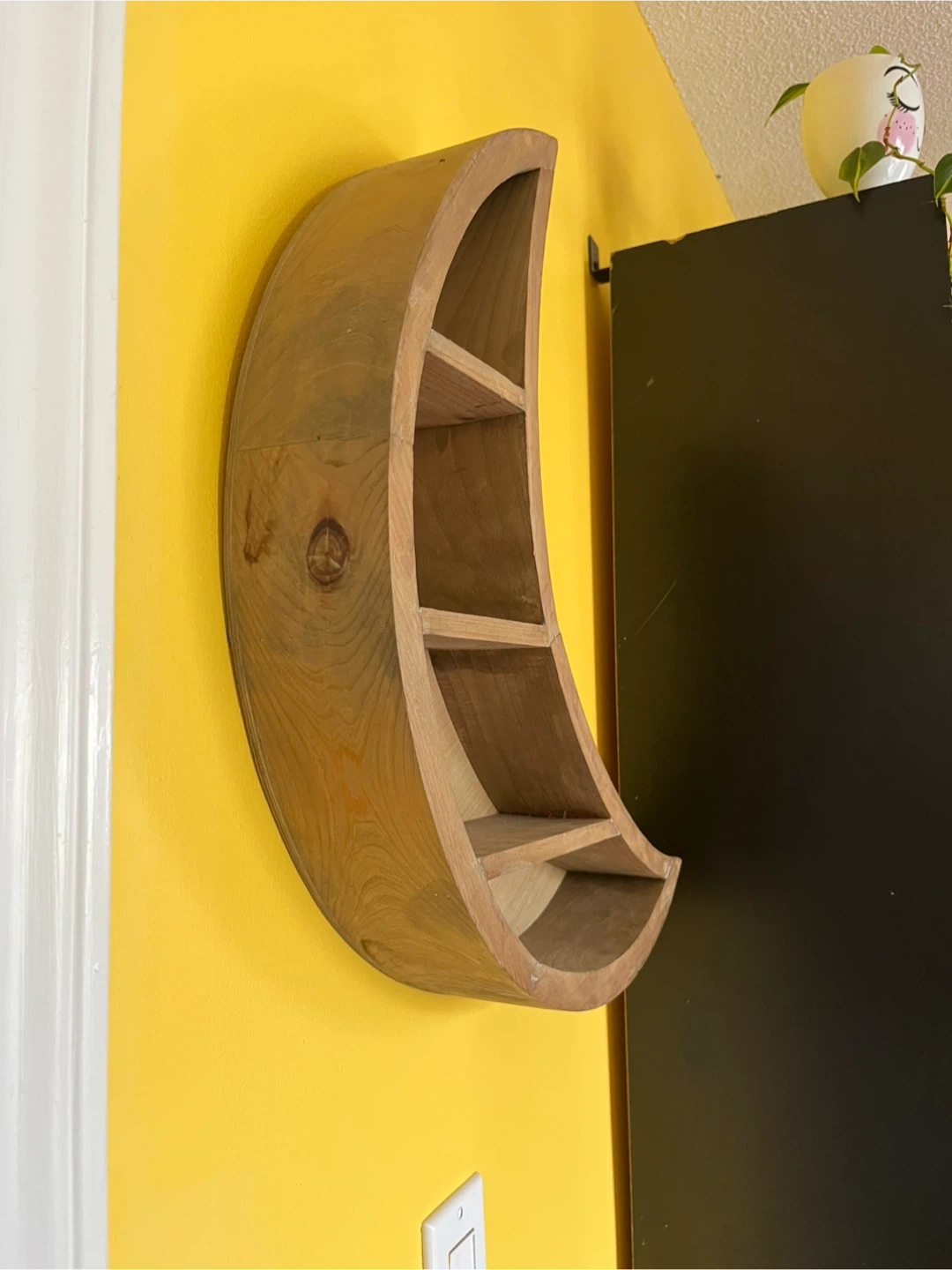 Wood moon shelf - photo 2