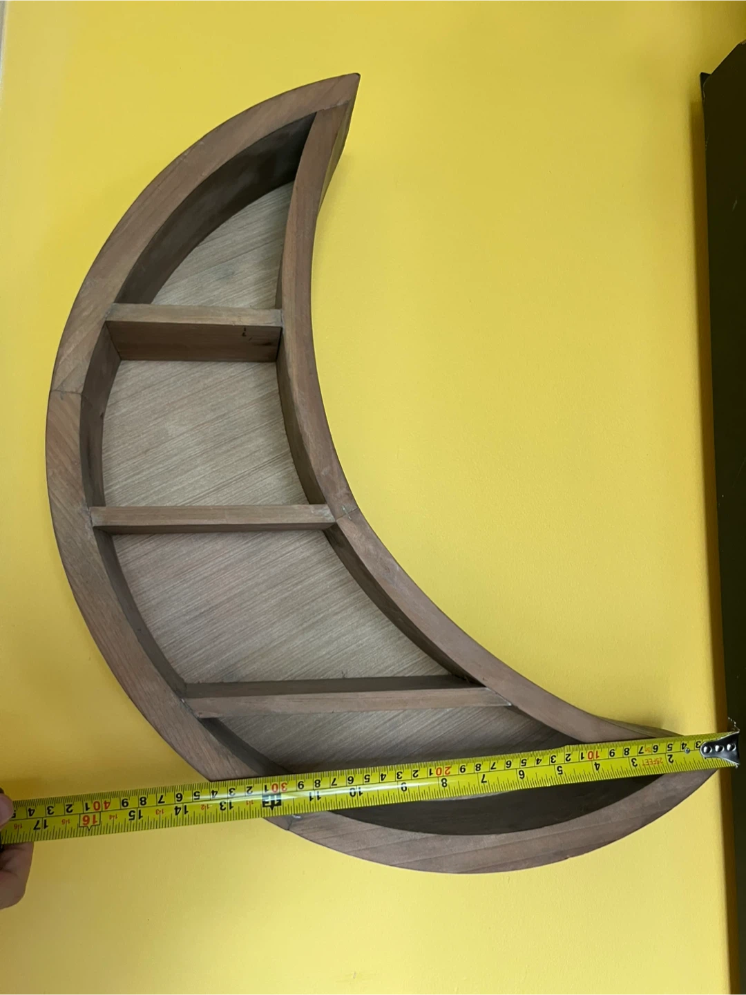 Wood moon shelf - photo 4