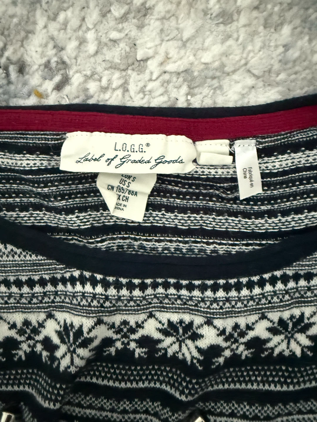 L.O.G.G. Patterned Knit Sweater Dress - photo 2