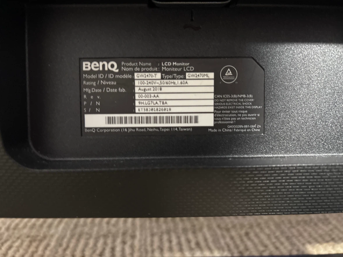 BenQ GW2470-T LCD Monitor - photo 3