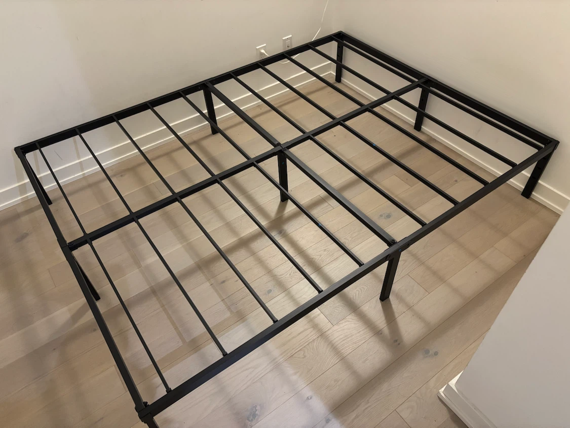 Black Metal Queen Bed Frame