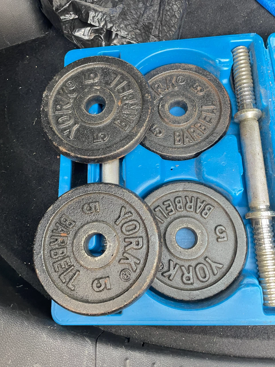 Vintage York Barbell Dumbbell Set - photo 2