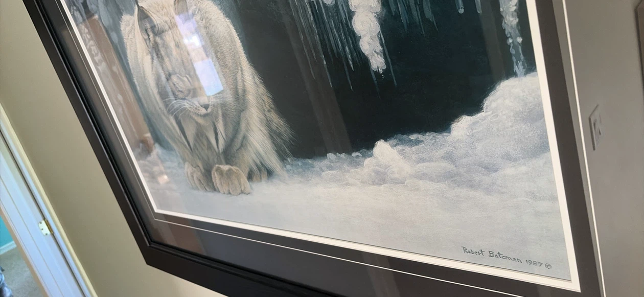 Robert Bateman Framed Print Lynx - photo 2